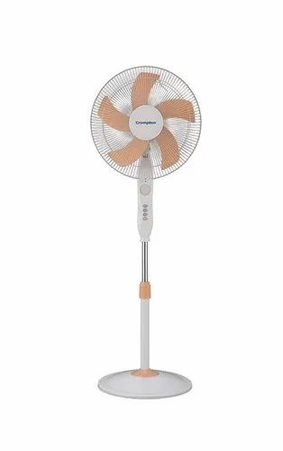 Crompton Silentpro Pentaflo 400mm 3 Blade Pedestal Fan (KD White)