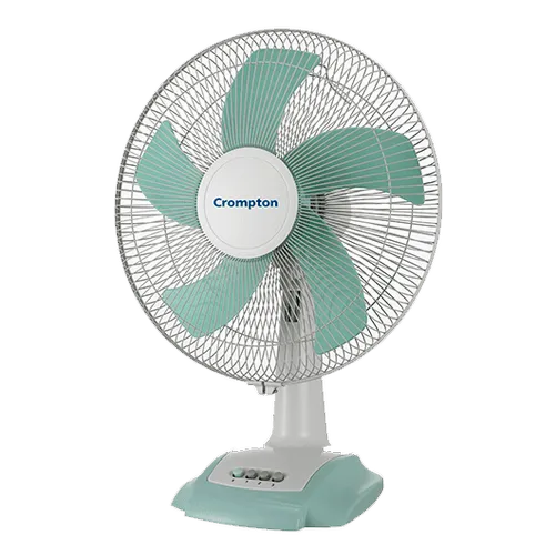 Crompton Silentpro Pentaflo TF 400mm 3 Blade Table Fan (Pastel Green)