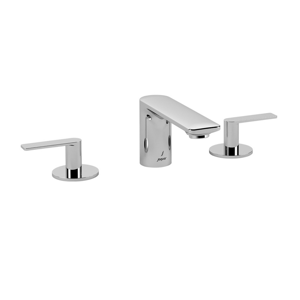 Jaquar Laguna 3 Hole Lever Handle Basin Mixer with Casted Spout LAG-CHR-91189CSL (Chrome)
