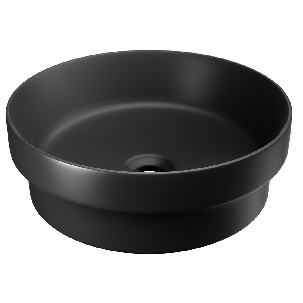 Jaquar Solo Thin Rim Table Top Basin SLS-BLM-6905 (Black Matt)