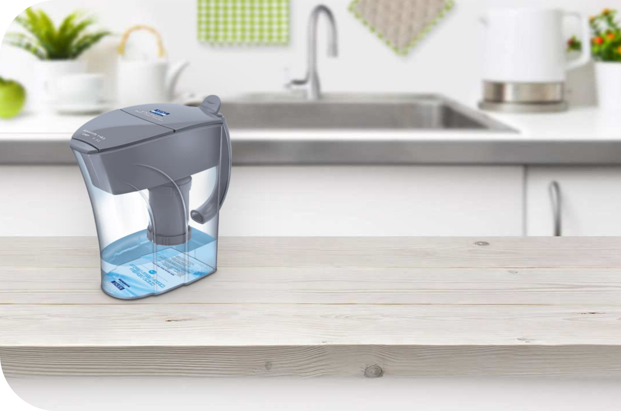 Kent 3.5 L Alkaline Water Filter Pitcher (Grey)