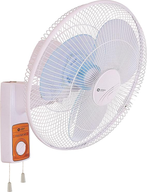 Orient Wall 43 400mm 3 Blade Wall Fan (White)