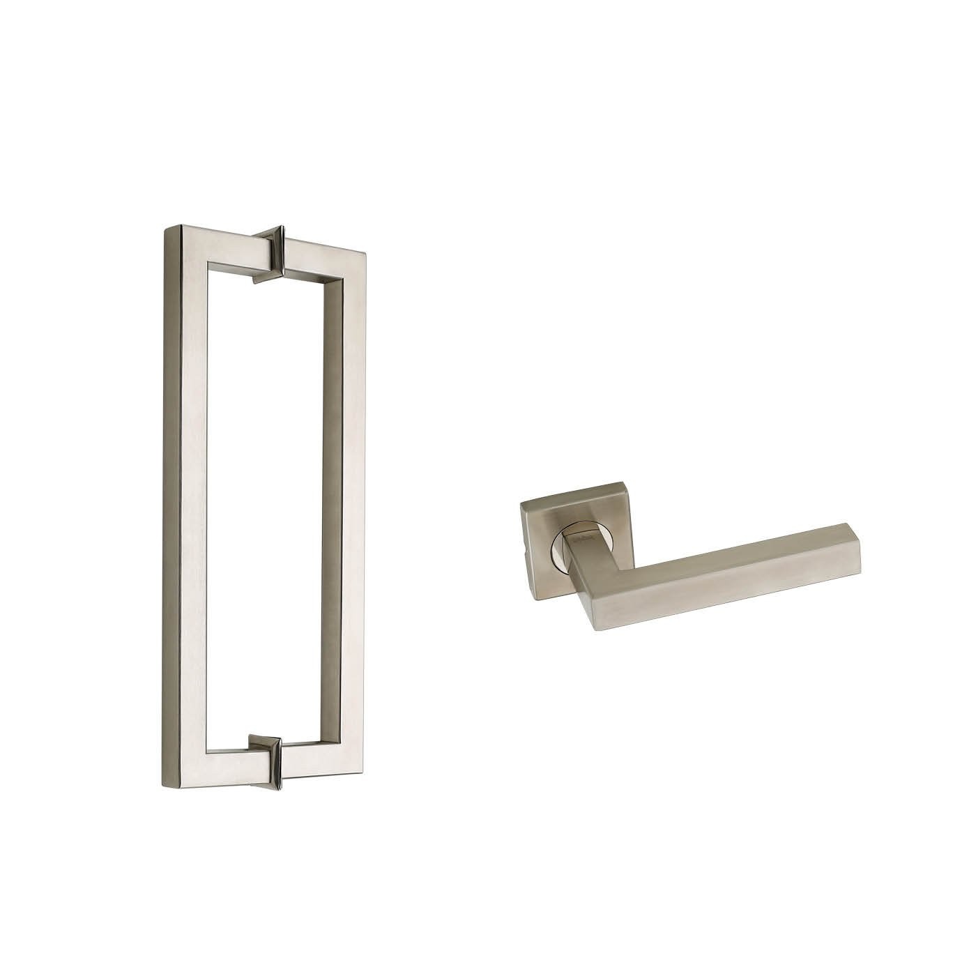 Quba Elite Pull Door Handle Set Q-1006-PL-200 SSM (SS-304)