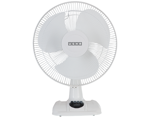 Usha Striker Hi- Speed 400mm Table Fan (White)