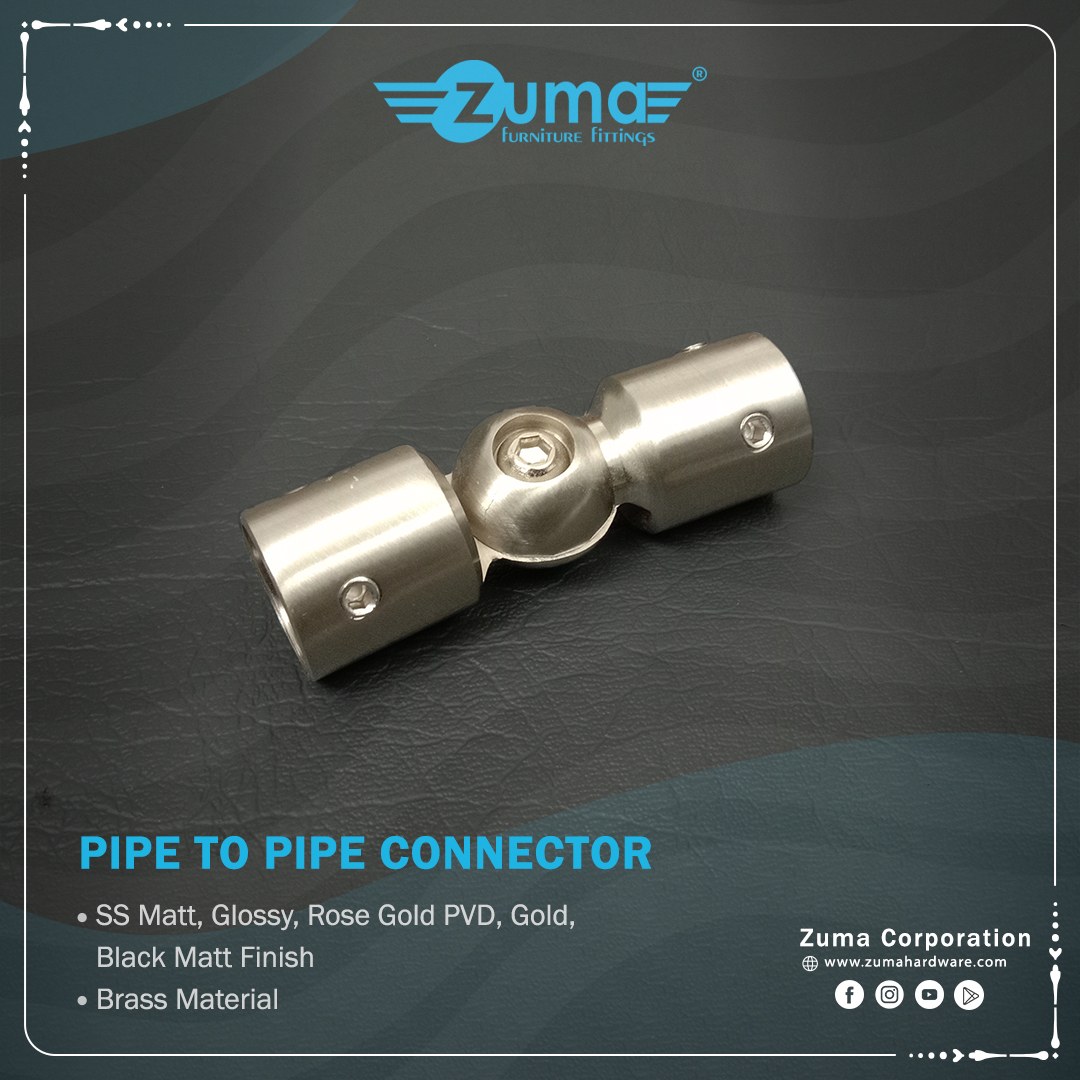 Zuma Pipe To Pipe Connector ZGF-KH0204M (Matt)